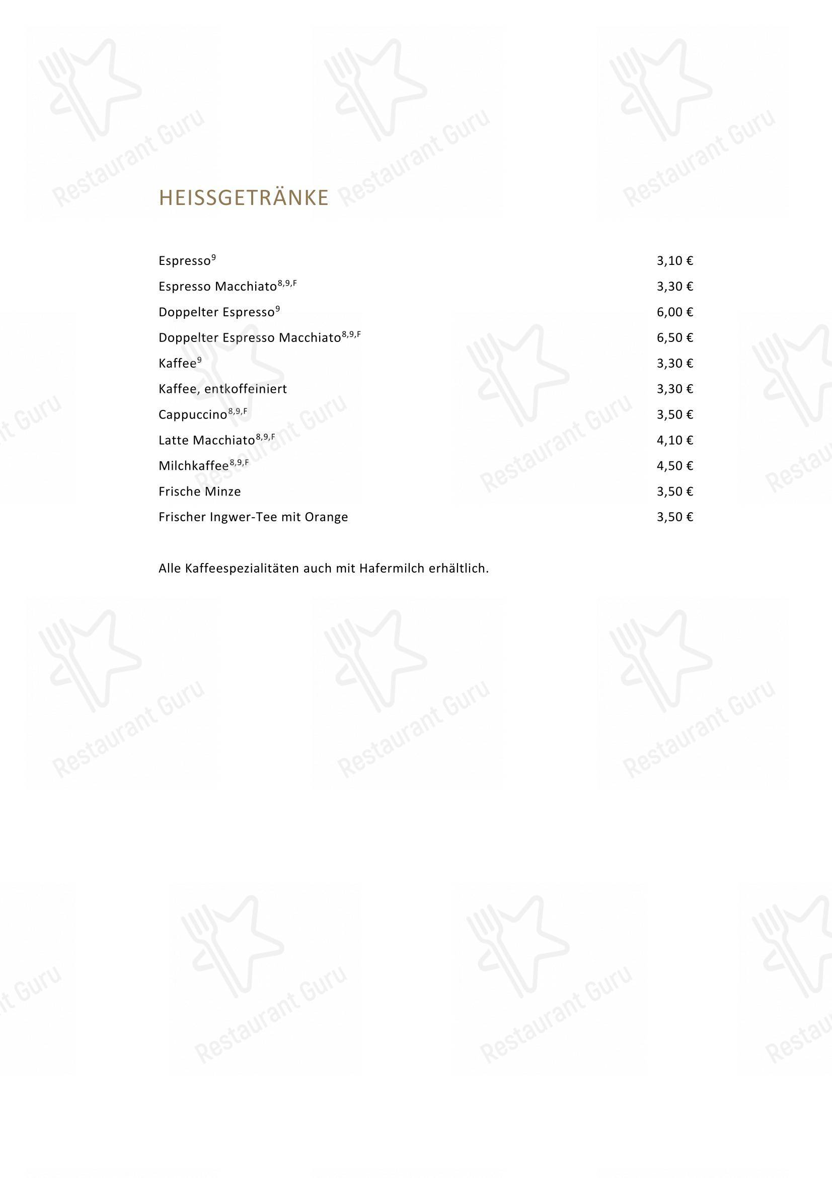 Menu pour Bliss - Restaurant und Bar in Essen - Коктейльная карта