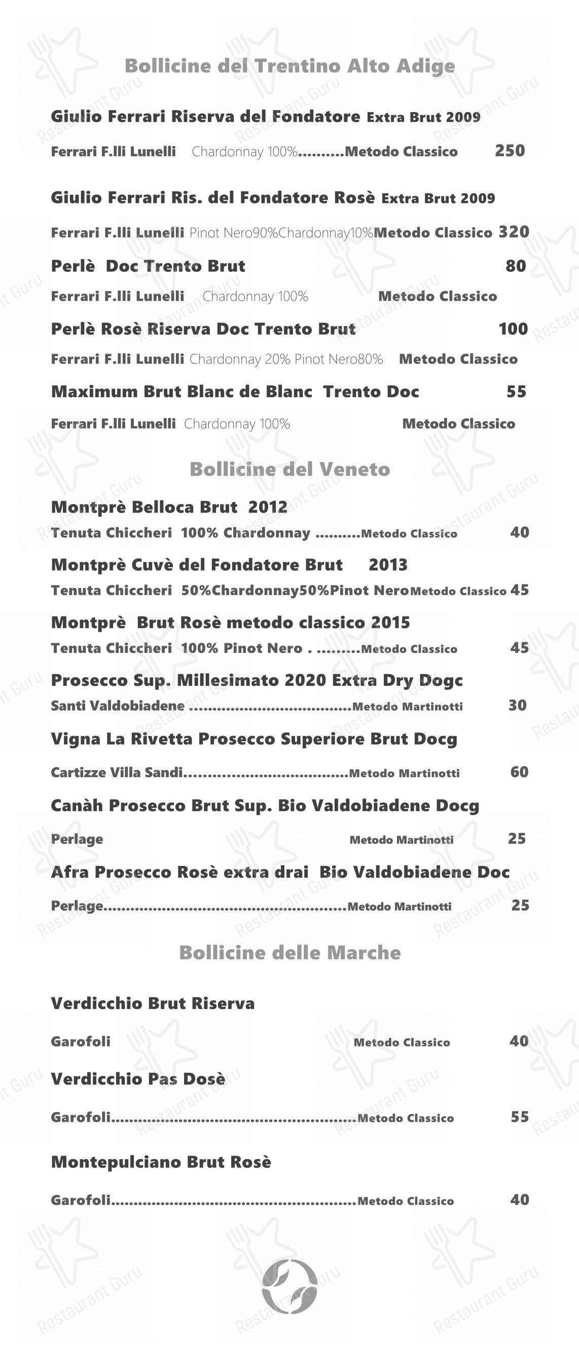 Menu per Ristorante Crab in Roma