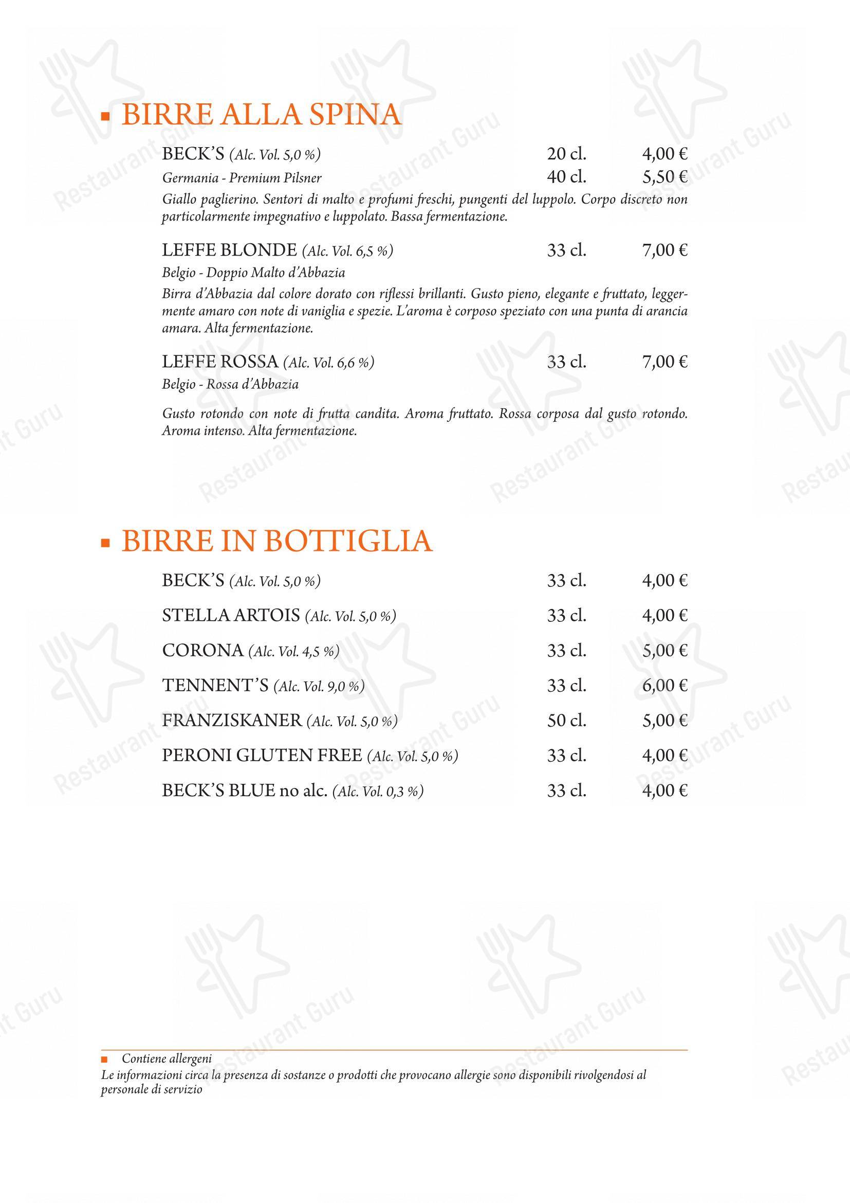 Il Datterino Giallo in Roma - 菜单