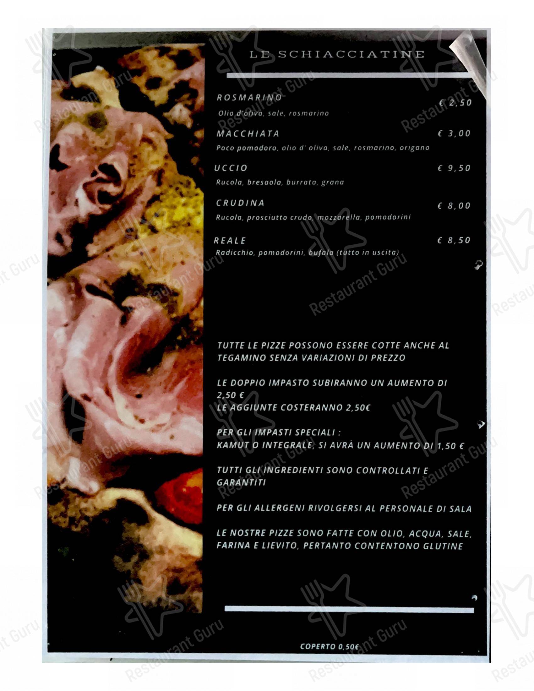Menu per Inferno Pub pub & bar