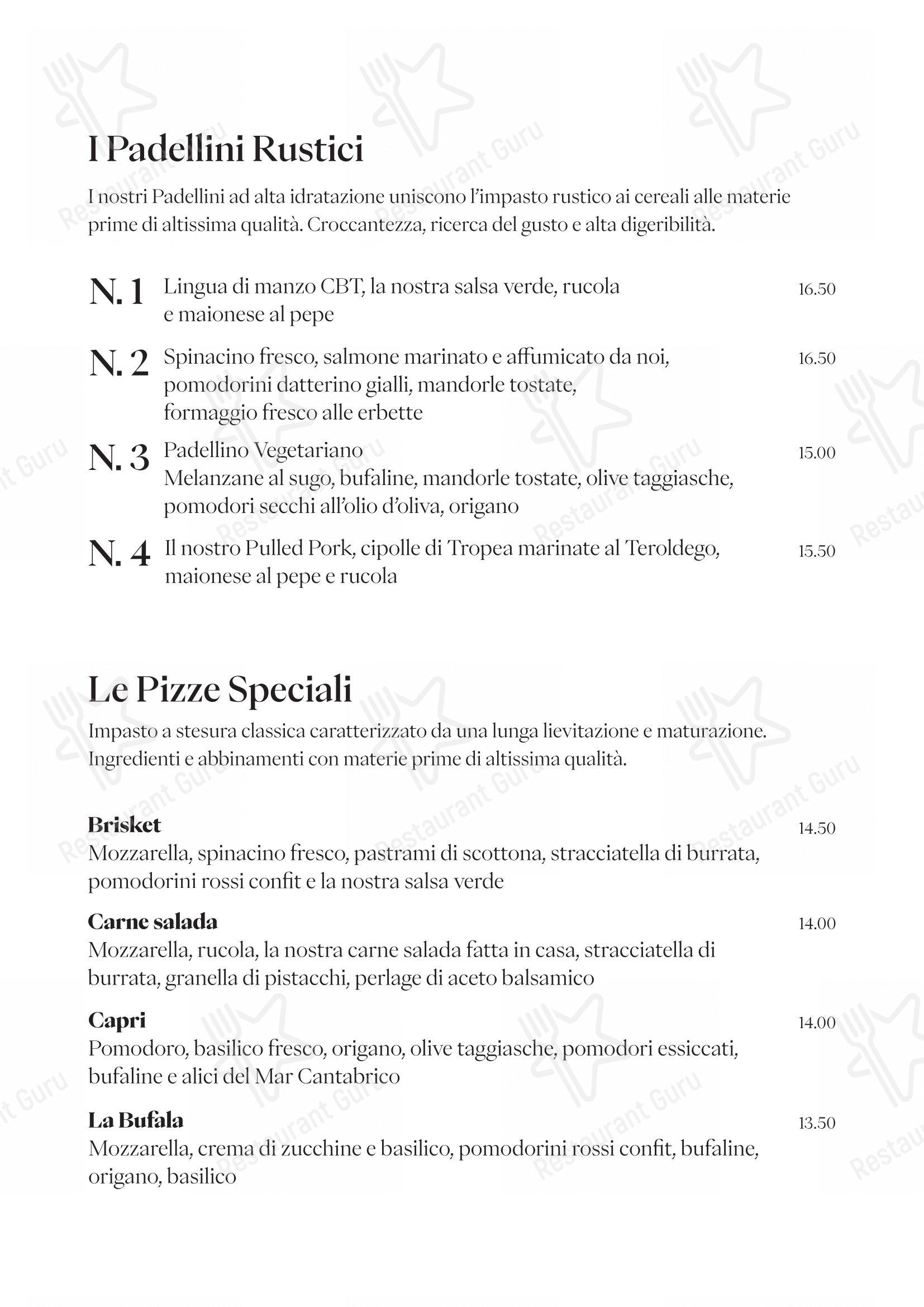 Menu per Lanterna Pizzeria & Brew Pub in Montagnaga