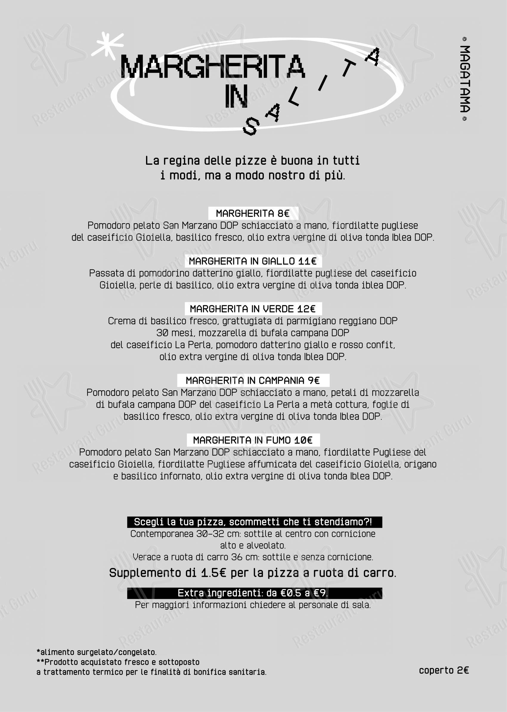 Menu bar per Magatama in Acireale