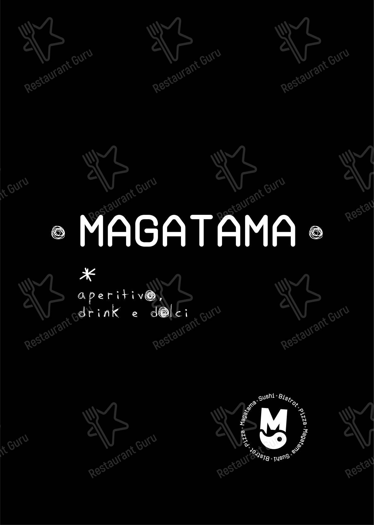 Menu per Magatama in Acireale