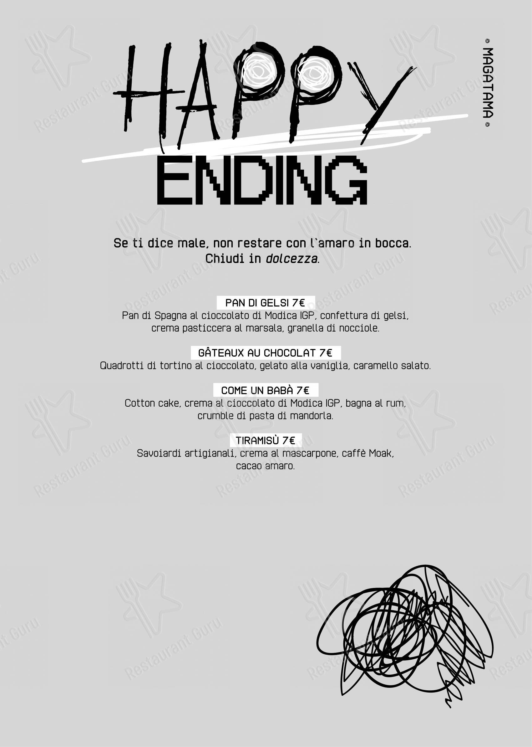 Menu bar per Magatama in Acireale