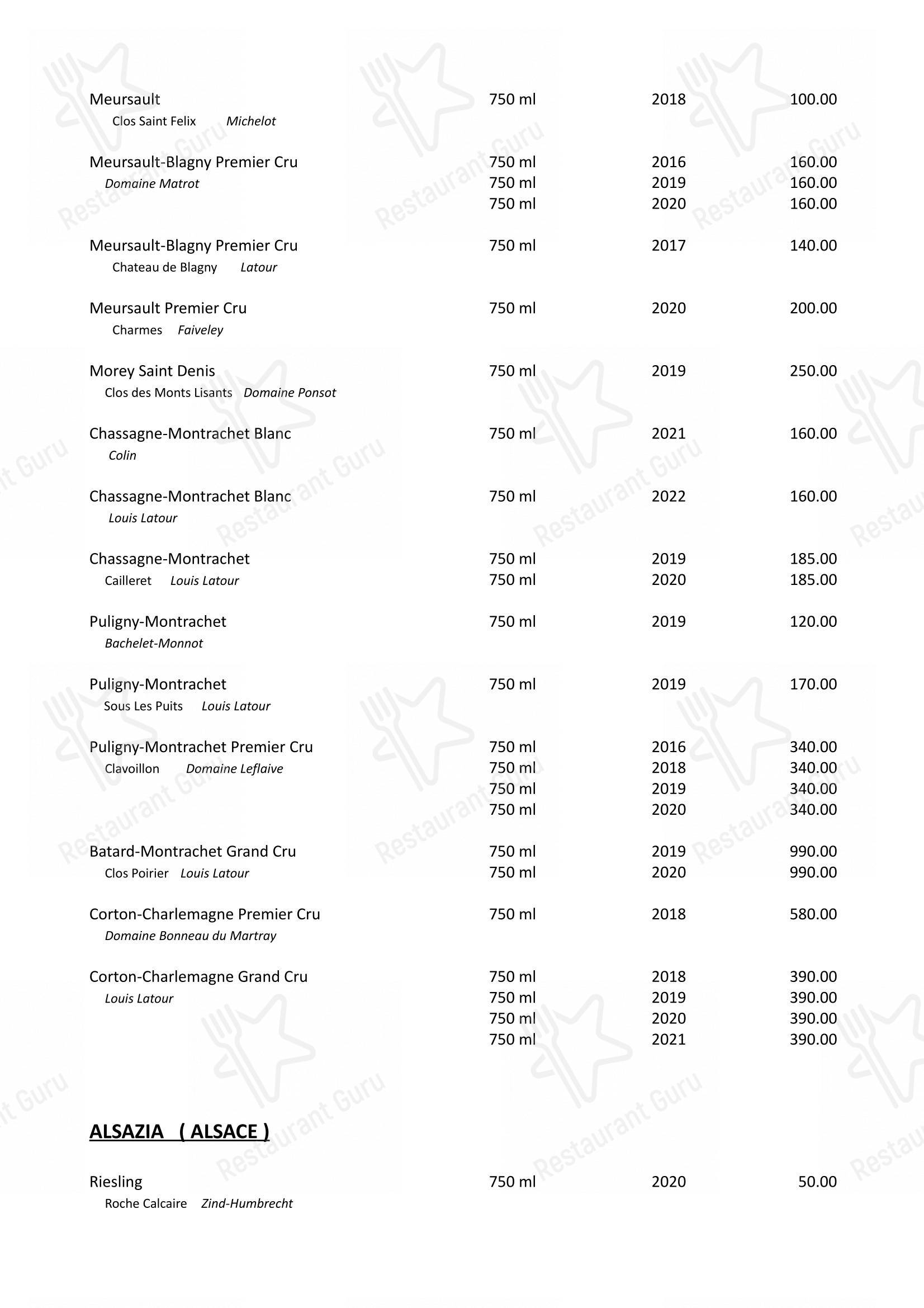 Menu per Ristorante Manhattan in Porto Sant'Elpidio