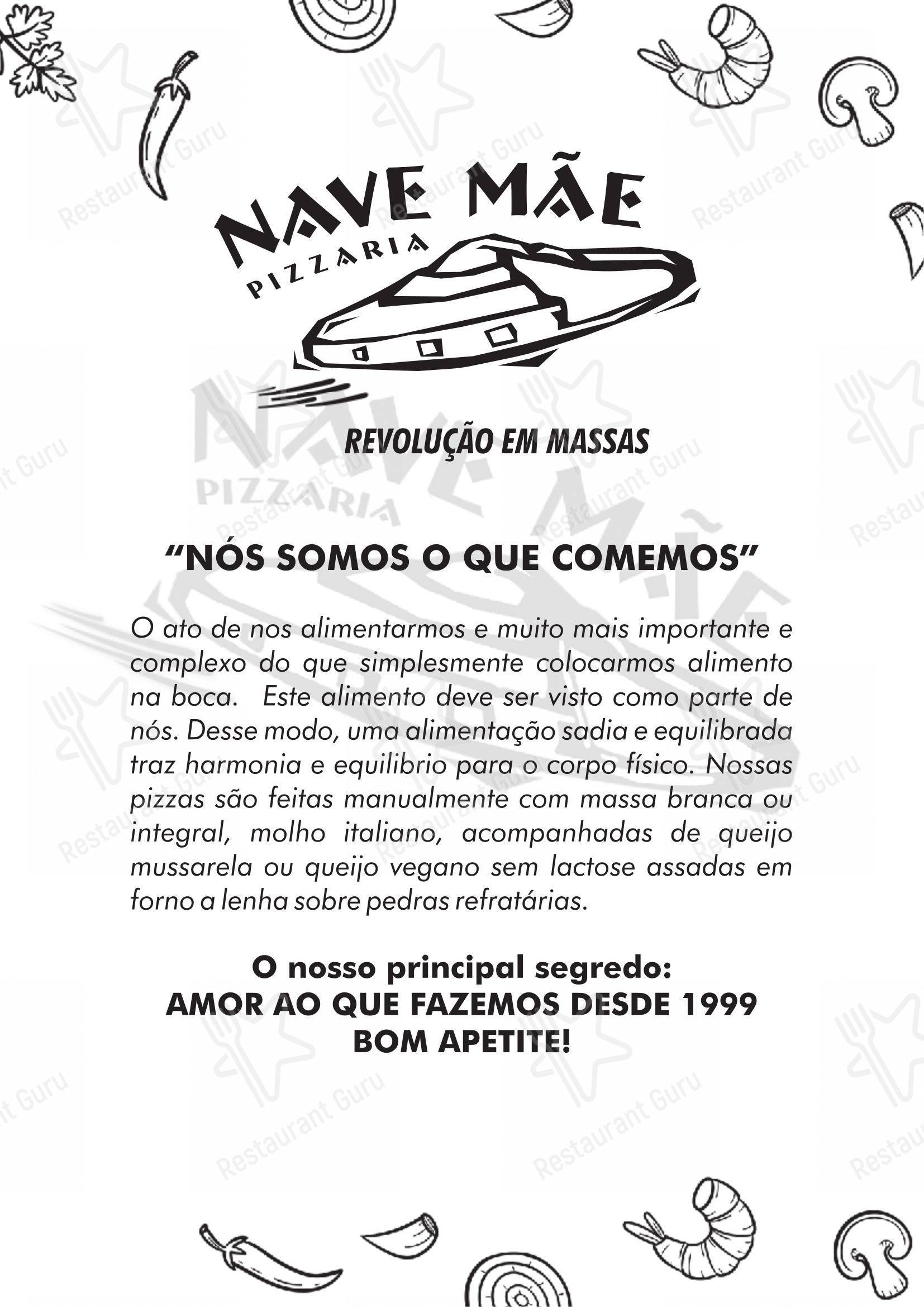 Pizzaria Nave Mãe - Menu