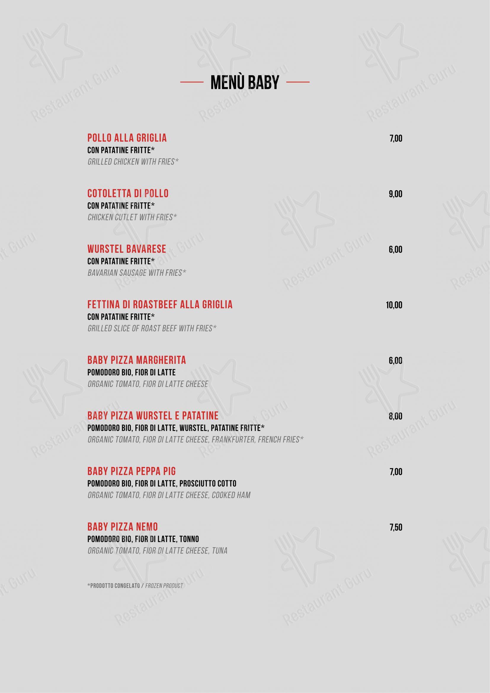 Porca Vacca in Dro - Menu