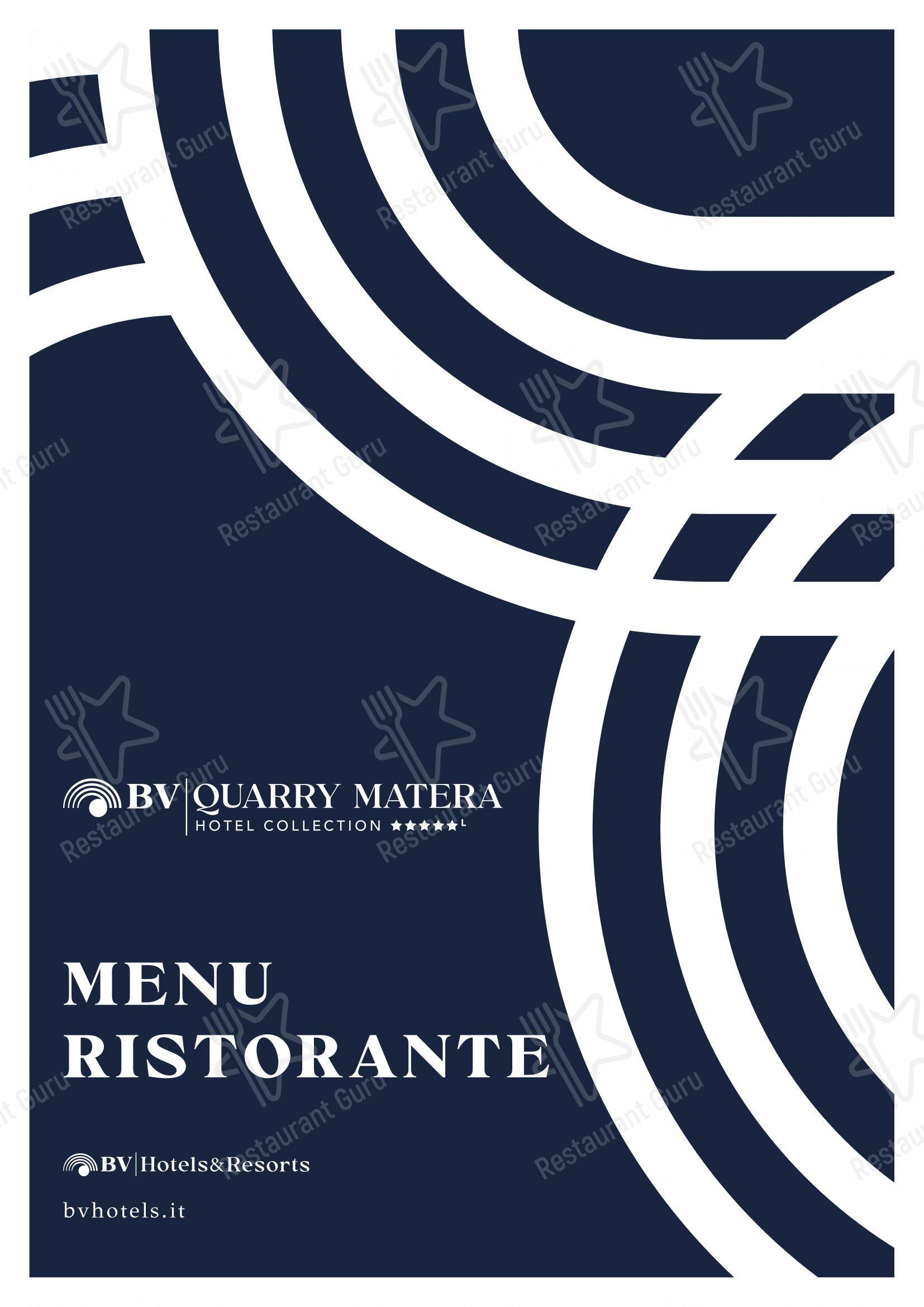 BV Quarry Rooftop Terrace Matera - Restaurant Garden Inn in Matera - Lunch Menu