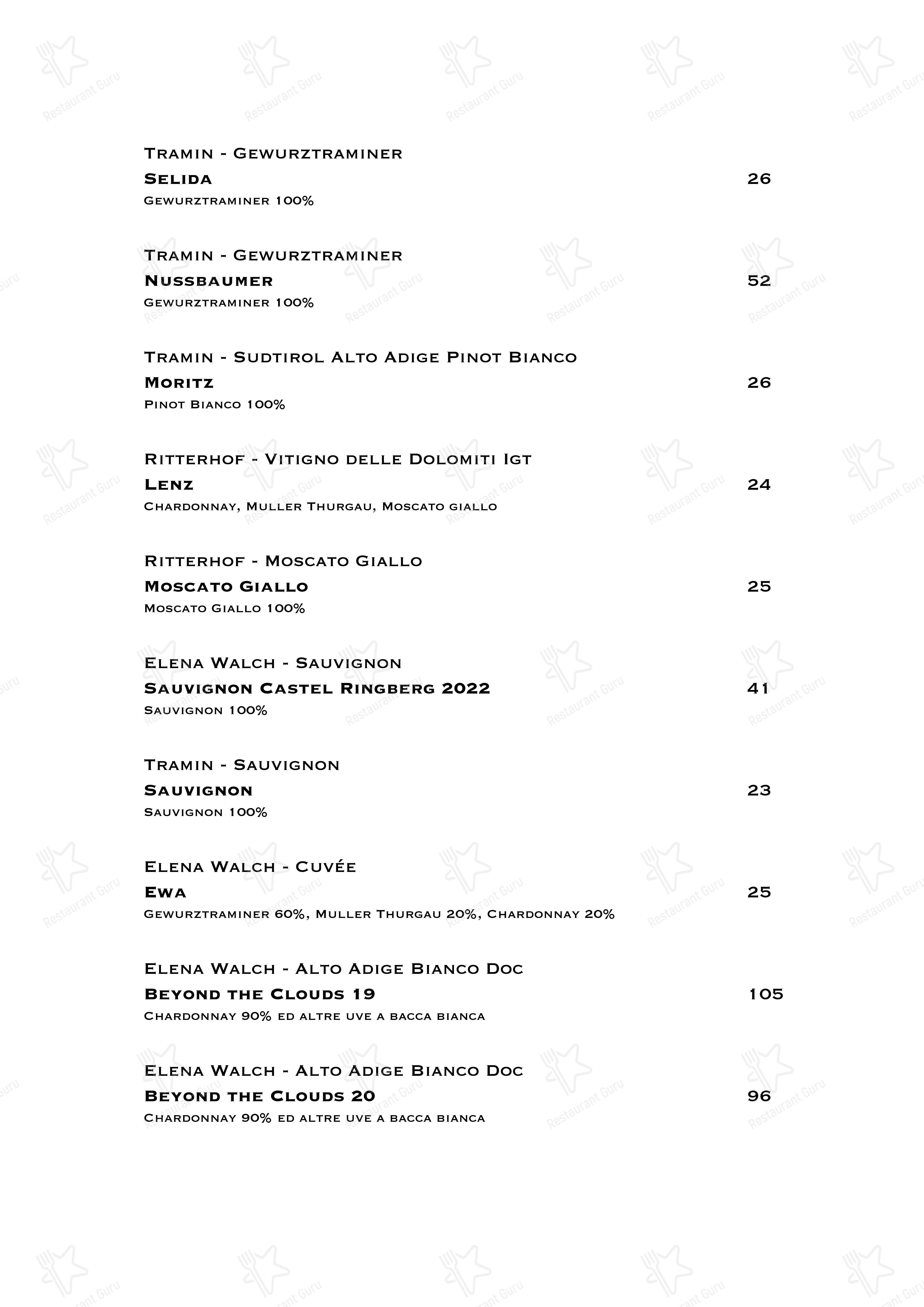 Menu di Ristorante Boccon DiVino - Детское