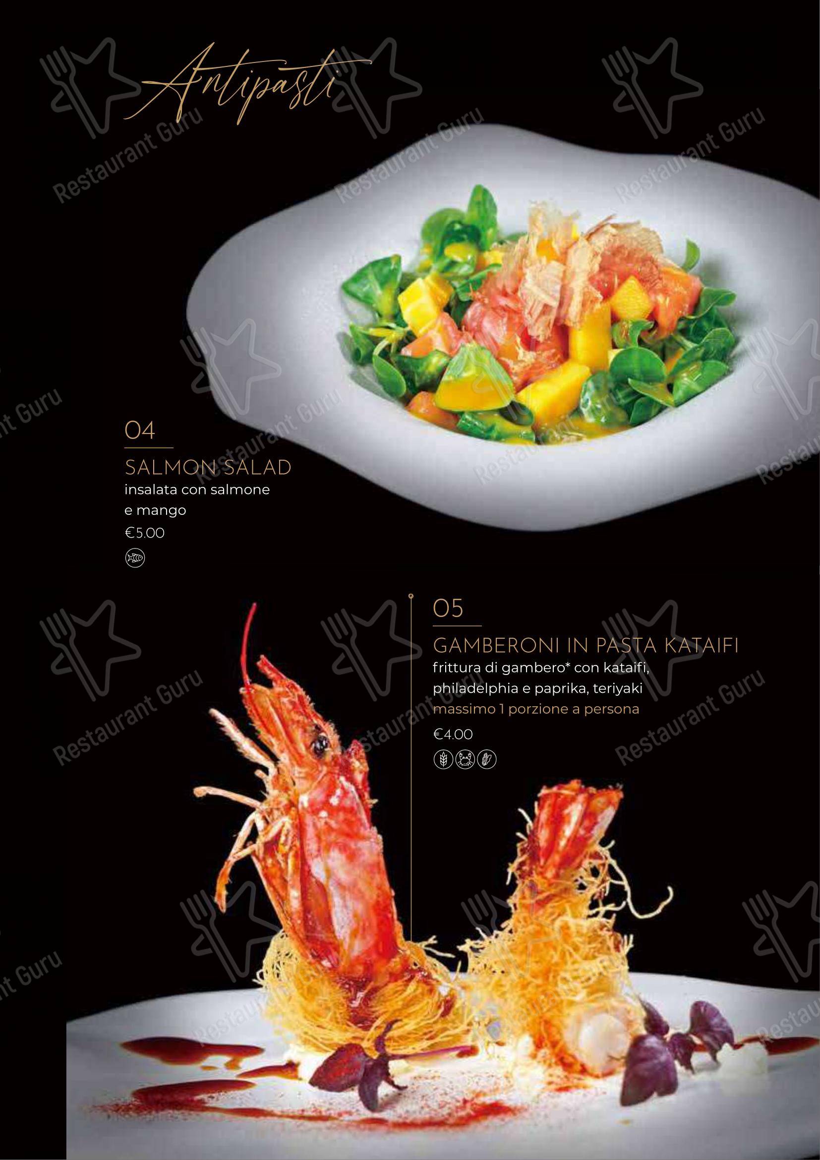 Menu di Ristorante Giapponese Hanami Parma - 菜单