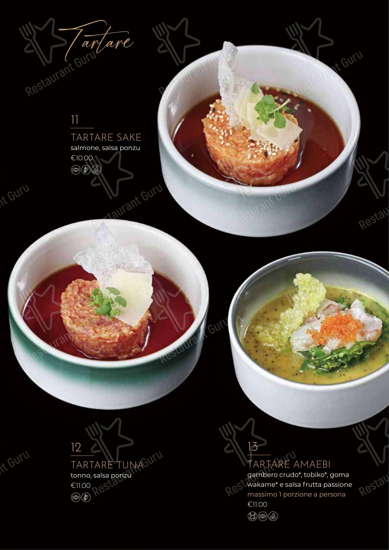 Menu di Ristorante Giapponese Hanami Parma - 菜单