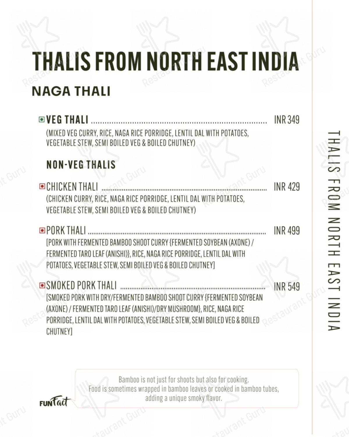 SINGJU,Juhu Tara Road in Mumbai - Menu