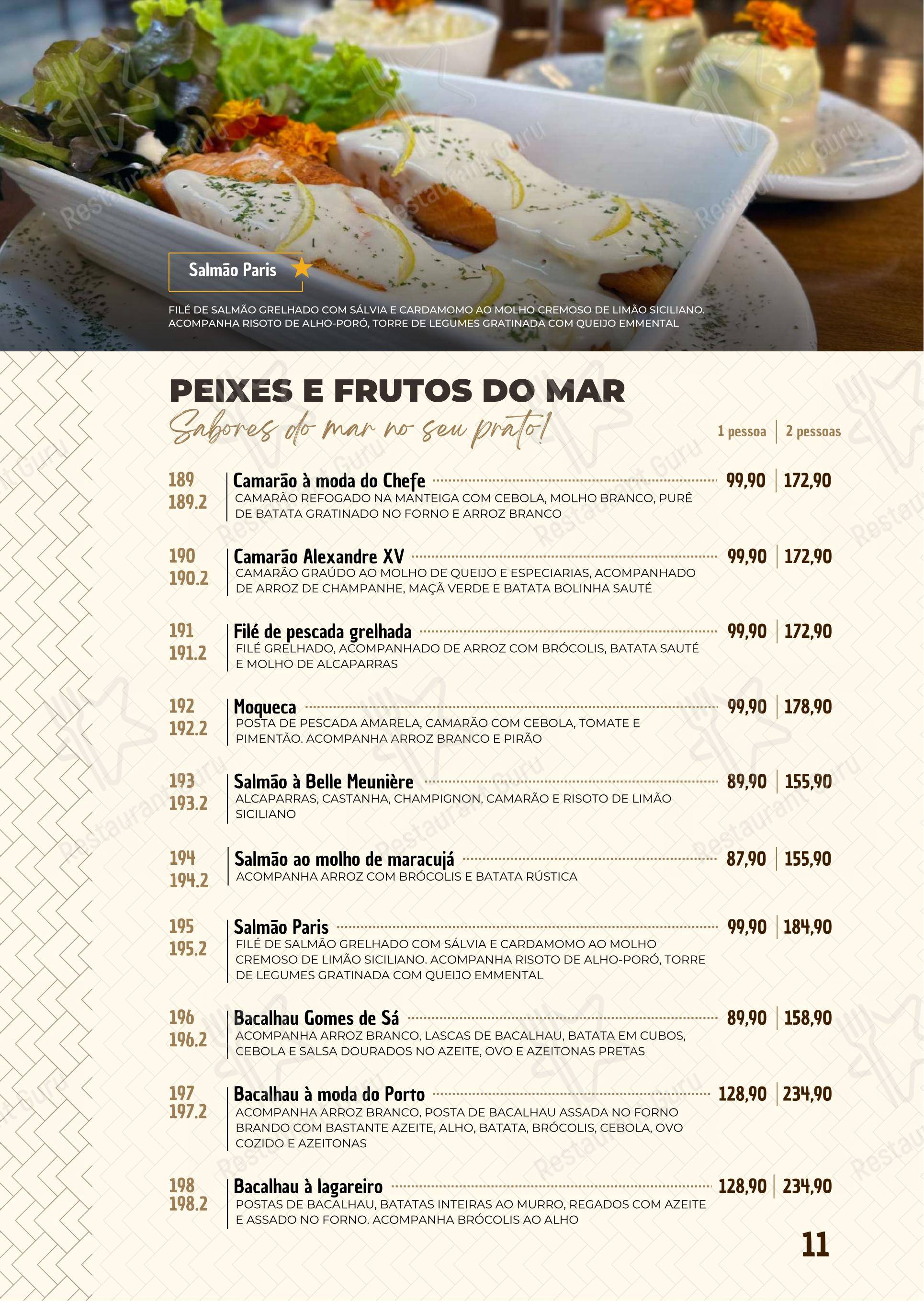 Seu Juca em Brasília - Menu bar