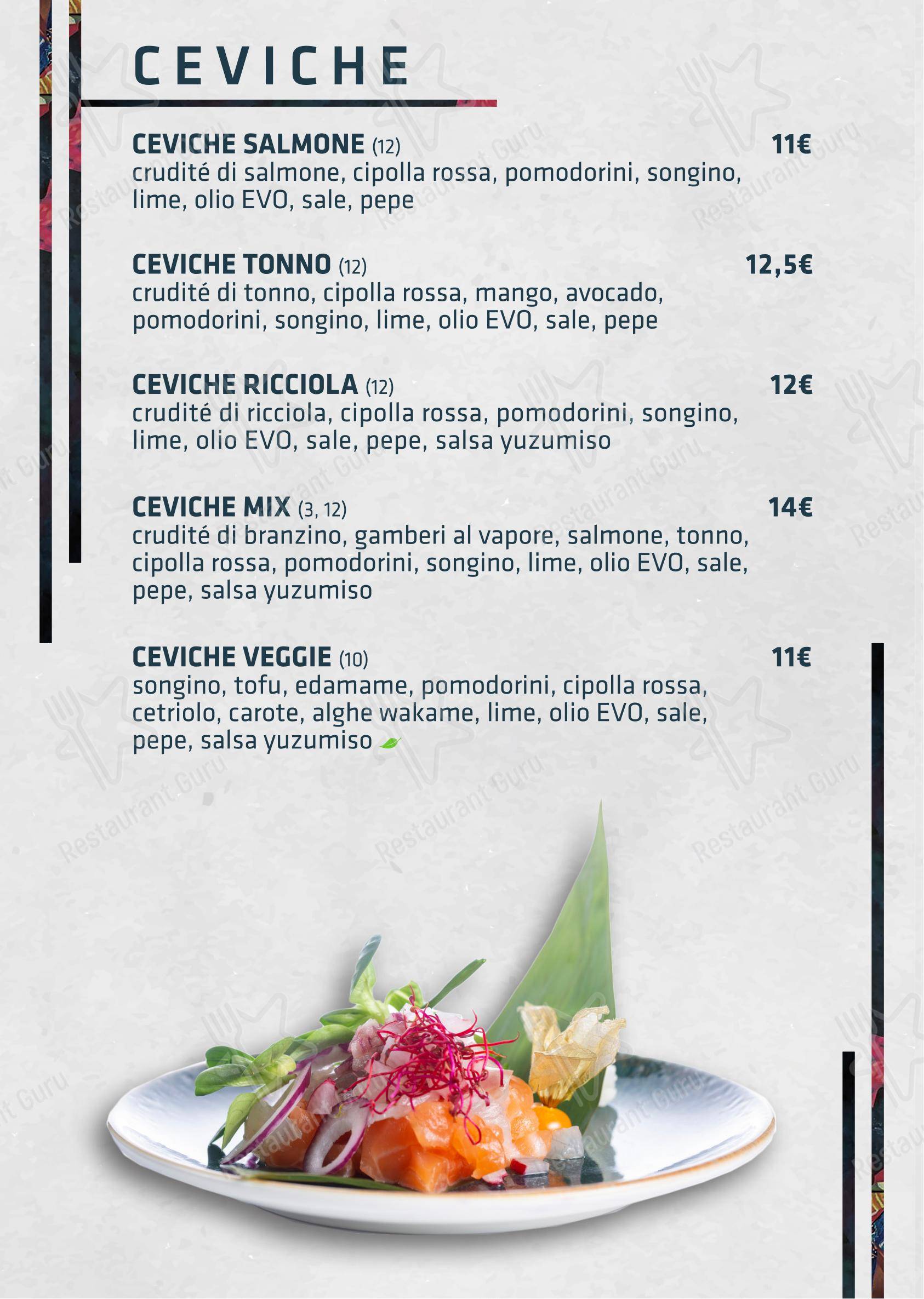 菜单 per Shabu Monza in Monza