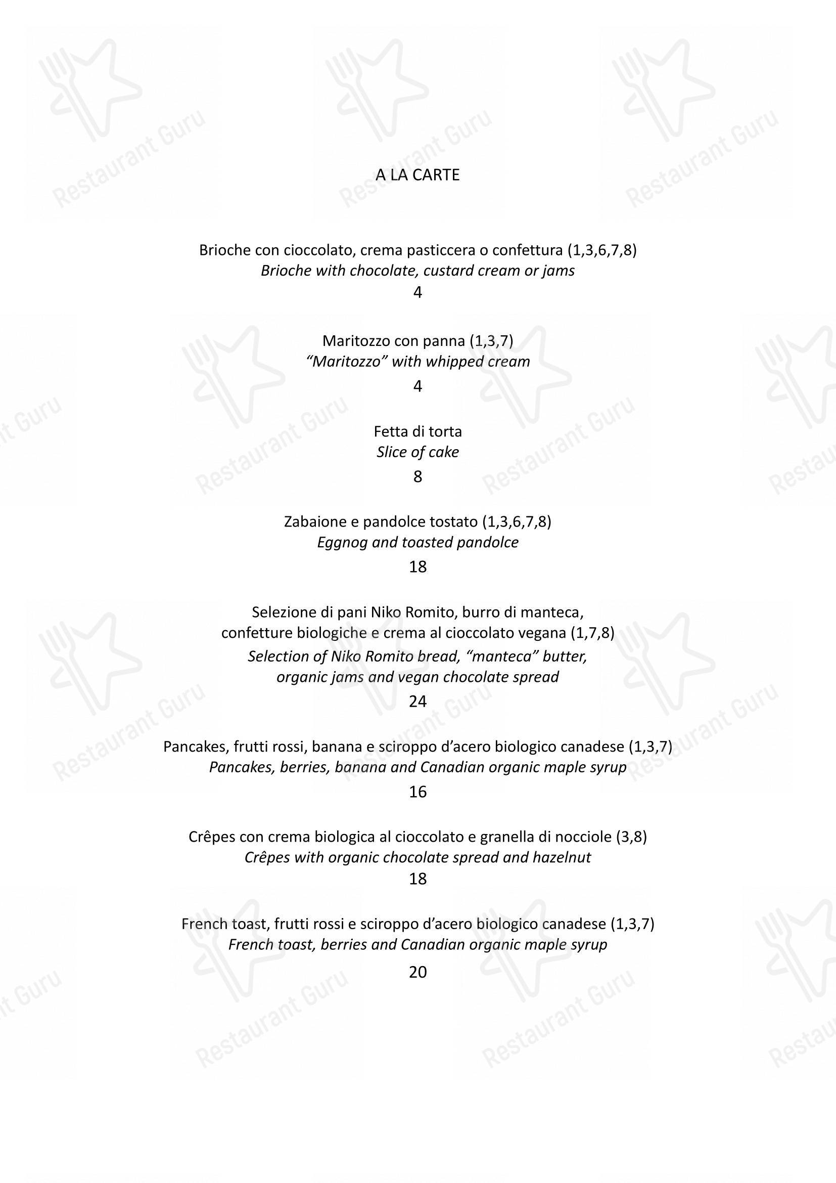 Menu di Il Caffè - Детское