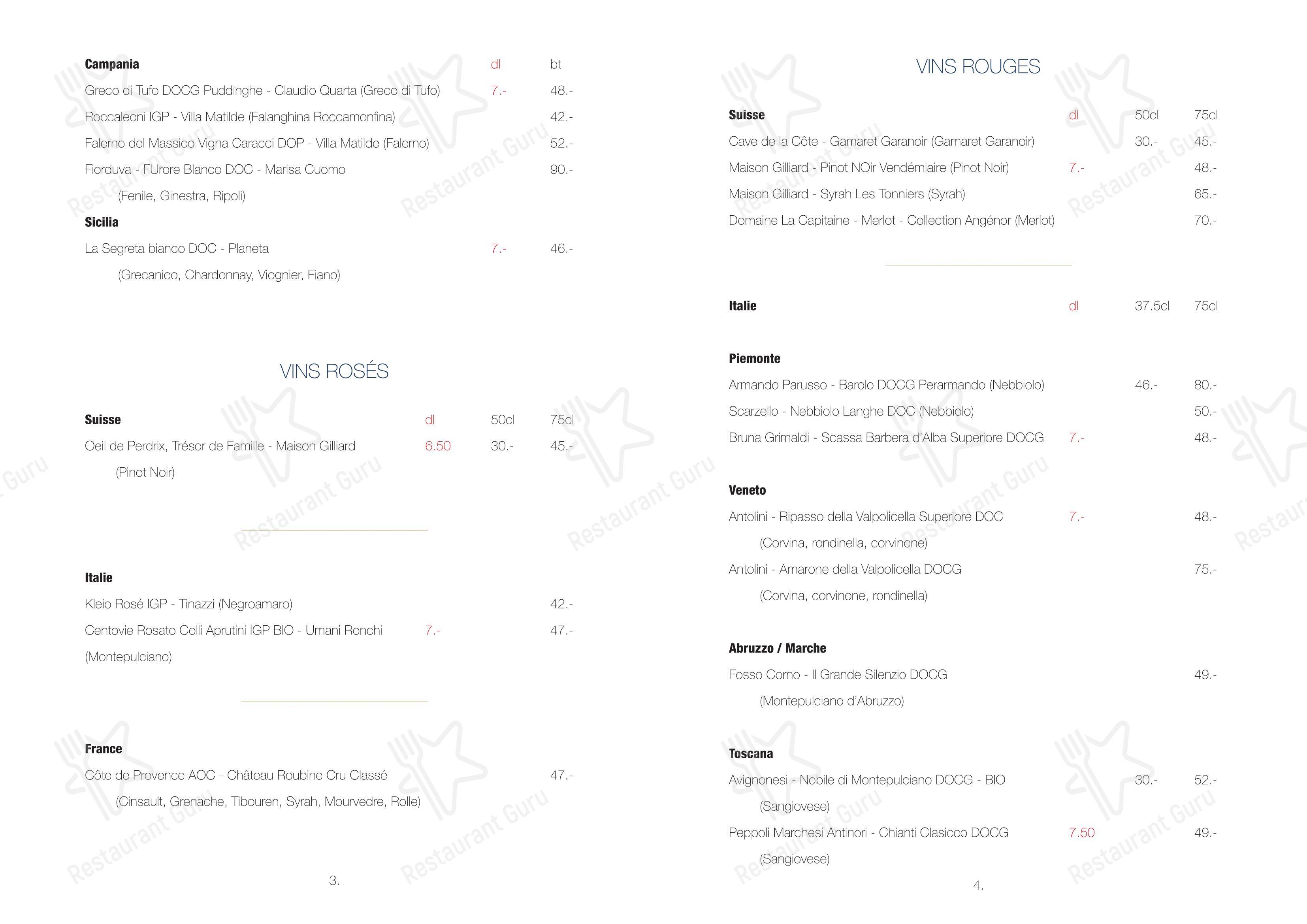 Menu di Sofia Cucina d'Amore - Menu